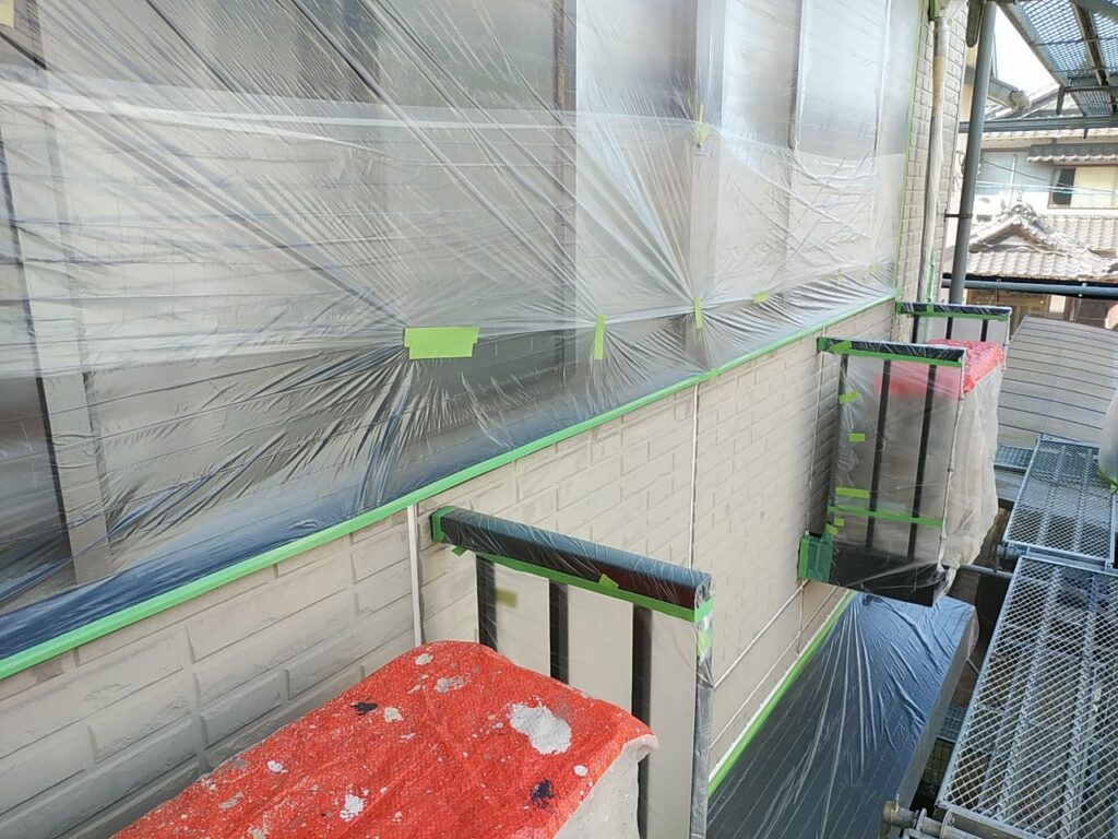 北九州市小倉南区にて屋根・外壁塗装をさせて頂いていますー１１